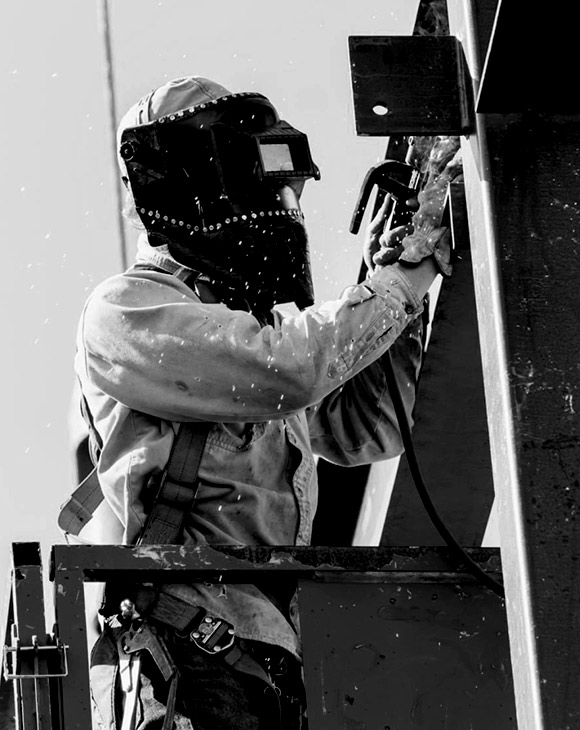 Soudure sur chantier